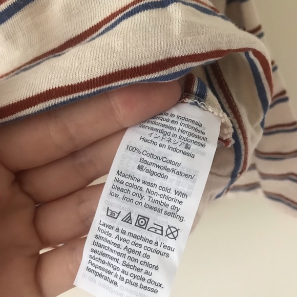 Madewell Striped Wide-sleeve Tee - Picture 5 of 5